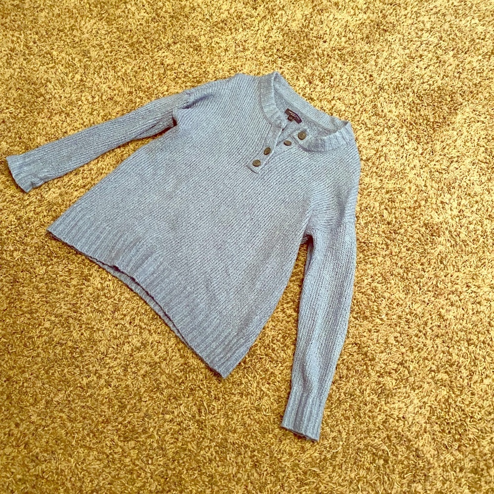 American Eagle baby blue sweater!
